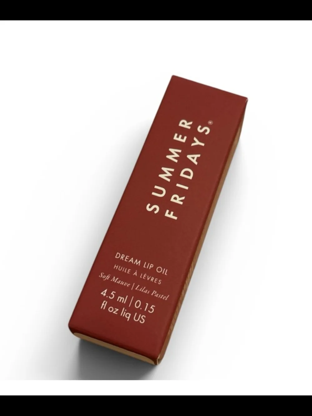Summer Fridays Dream Lip Oil - Soft Mauve Hydrating Glossy 4.5ml NIB